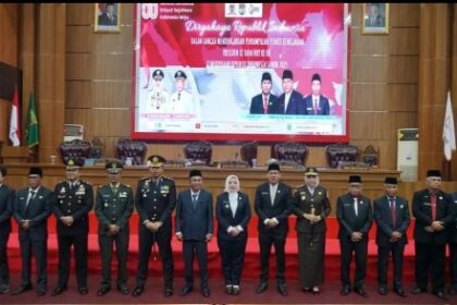 Dewan Perwakilan Rakyat Daerah (DPRD) Kabupaten Musi Rawas bersama jajaran Forkopimda dalam rangka mendengarkan Pidato Kenegaraan Presiden Republik Indonesia, Jumat (15/8/2025). Foto: Istimewa Dewan Perwakilan Rakyat Daerah (DPRD) Kabupaten Musi Rawas bersama jajaran Forkopimda dalam rangka mendengarkan Pidato Kenegaraan Presiden Republik Indonesia, Jumat (15/8/2025). Foto: Istimewa