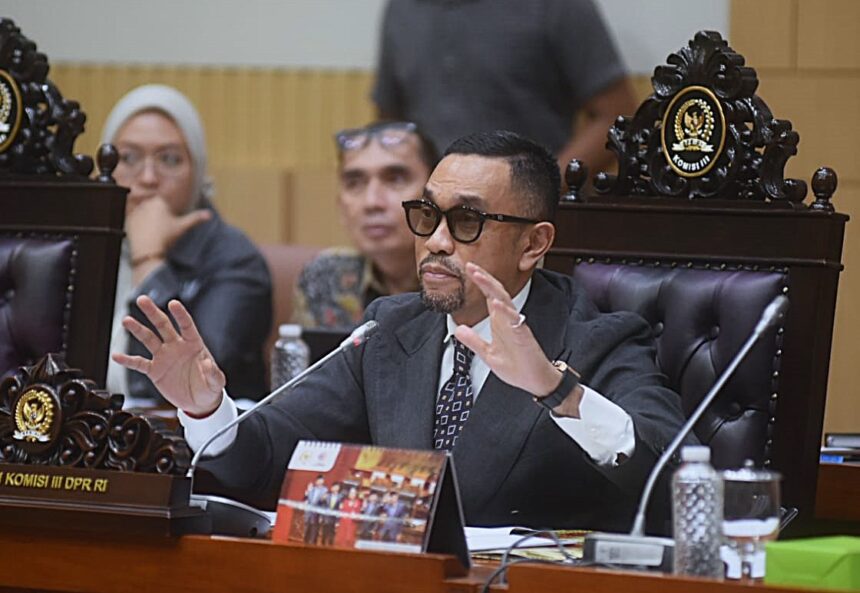 Wakil Ketua Komisi III DPR RI Ahmad Sahroni. Foto