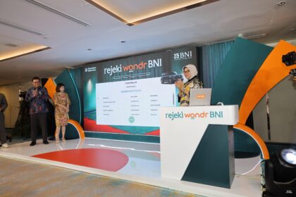 Pembacaan pemenang tahap pertama program undian Rejeki wondr BNI pada 11 Agustus 2025 di Grha BNI, Jakarta. Foto: Dok BNI