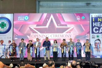 Pameran berskala internasional, Indohealthcare Gakeslab Expo 2025, digelar pada 6 hingga 8 Agustus 2025 di JIExpo Kemayoran, Jakarta. (Vinolla Romadhona/Ipol.id)