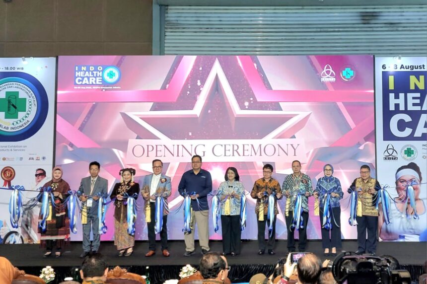 Pameran berskala internasional, Indohealthcare Gakeslab Expo 2025, digelar pada 6 hingga 8 Agustus 2025 di JIExpo Kemayoran, Jakarta. (Vinolla Romadhona/Ipol.id)