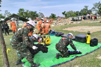 Penyelenggaraan geladi lapang atau FTX pada kegiatan dua tahunan ARDEX 2025 diselenggarakan di Phnom Penh, Kamboja, pada 21 - 25 Juli 2025. Foto: Ist