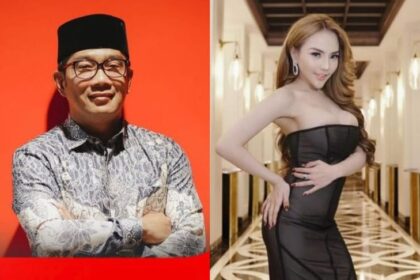 Ridwan Kamil (RK) dan Lisa Mariana. Foto: IG @ridwankamil @lisamarianaaa