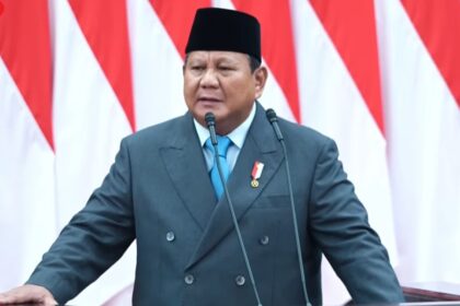 Presiden Prabowo Subianto menyampaikan pidato dalam Sidang Tahunan MPR RI di Gedung Nusantara, Kompleks Parlemen, Jakarta, Jumat (15/8/2025). Foto: Tangkapan layar YouTube Sekretariat Presiden