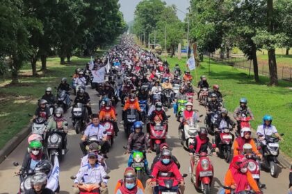 Unjuk rasa buruh. Foto: Instagram @kspi_citu