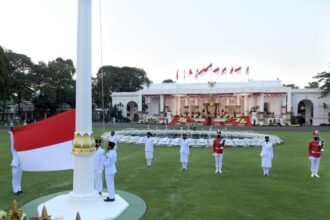 Upacara Hari Kemerdekaan RI di Indonesia. Foto: Setneg