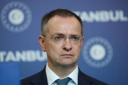 Ajudan Presiden dan Kepala Negosiator Rusia, Vladimir Medinsky. Foto: TASS