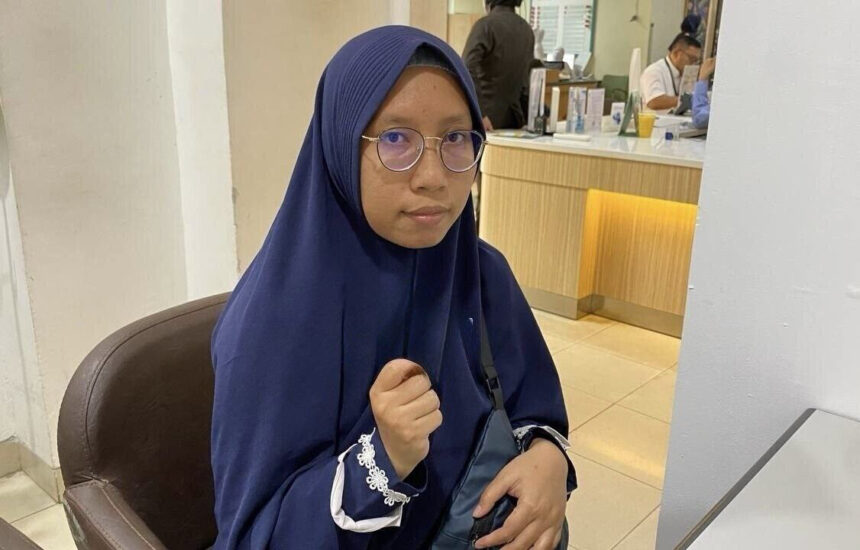 Fadiyah (29), pasien JKN dari jakarta Utara yang tertolong program JKN dari BPJS Kesehatan. Foto: BPJS Kes