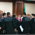 Sidang sengketa tambang antara PT Position dan PT Wana Kencana Mineral (WKM). Foto: Ist
