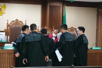 Sidang sengketa tambang antara PT Position dan PT Wana Kencana Mineral (WKM). Foto: Ist