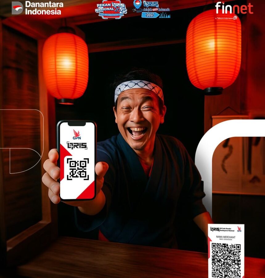 Pada tahap awal, masyarakat Indonesia dapat bertransaksi menggunakan QRIS di 35 merchant di Jepang dengan melakukan pemindaian JPQR Global melalui aplikasi pembayaran domestik. Foto: Telkom Indonesia
