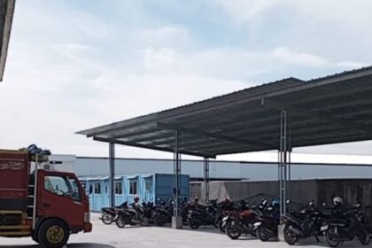 Suasana perusahaan bata ringan (hebel) PT PCI di Dusun Bandar, Kecamatan Bandarkedungmulyo, Kabupaten Jombang, Jawa Timur, Rabu (10/9/2025). Foto: Ist