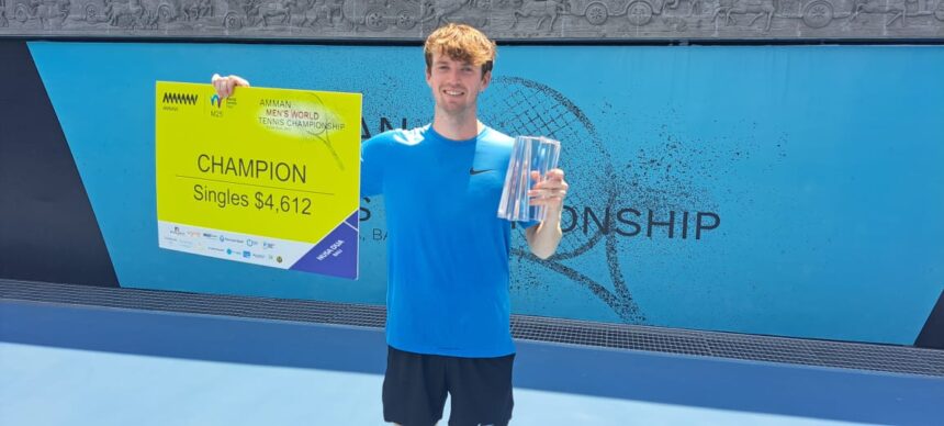 Max Basing, tak Terbendung, Menjuarai, Amman Men's World Tennis Championship Seri VI M-25