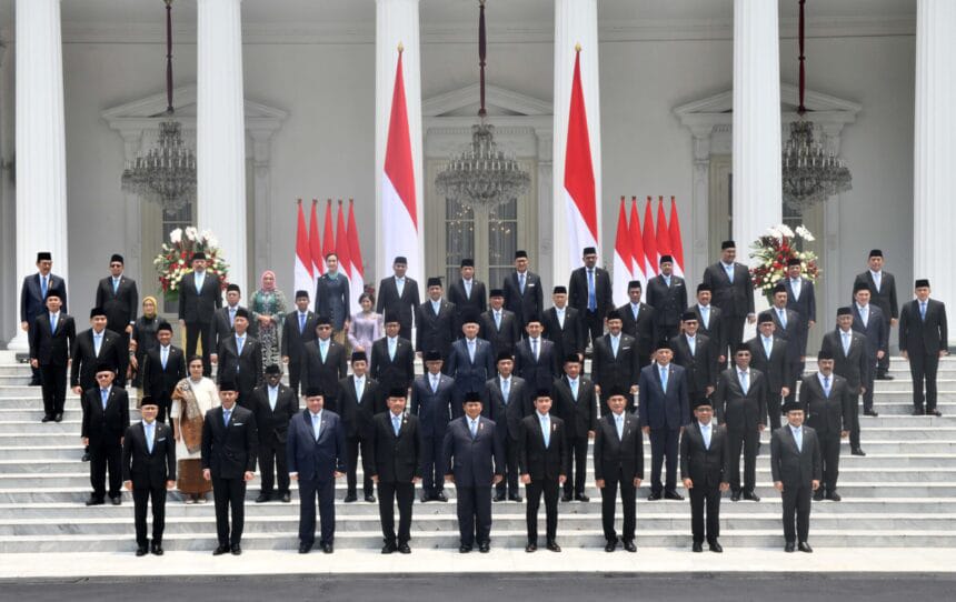Kabinet Merah Putih yang kembali mengalami reshuffle.(Foto istimewa)