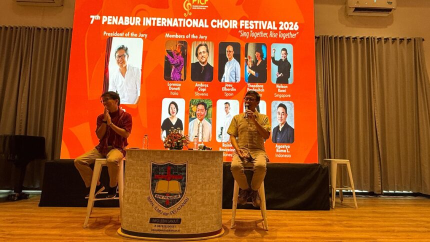 Mengusung semangat merajut persahabatan ke penjuru dunia melalui paduan suara, BPK Penabur Jakarta kembali menggelar 7th BPK Penabur International Choir Festival (PICF) 2026. Foto/ipol