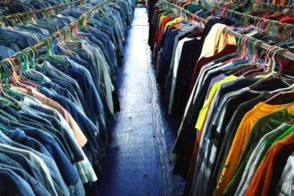 Ilustrasi, pakaian bekas dipasar. Foto: Istock @jaturunp