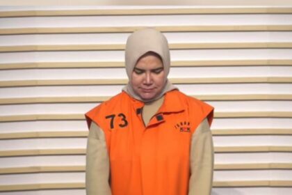 Ketua Kadin Kalimantan Timur (Kaltim) Dayang Donna Walfiaries Tania (DDW), tersangka korupsi izin usaha pertambangan (IUP) di Kaltim. Foto: Live streaming YT @kpkri