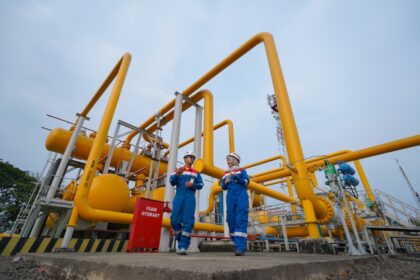 Ilustrasi sejumlah crew PT Pertamina Gas (Pertagas). Foto: Dok Pertagas