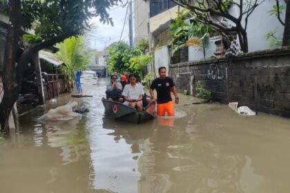 Kondisi banjir di wilayah Kota Denpasar, Provinsi Bali, Selasa (9/9/2025). Foto: BPBD Provinsi Bali