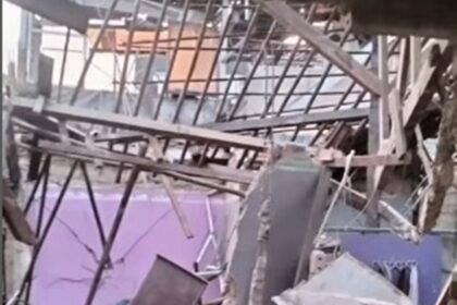 Salah satu rumah akibat ledakan di Pamulang. Foto: Intagram @seputartangsel