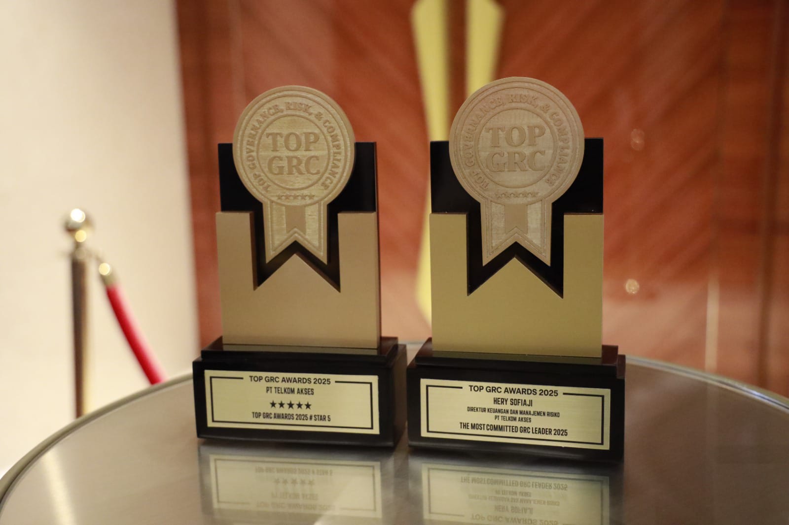 Buah Konsistensi dan Keunggulan Tata Kelola, Telkom Akses Pertahankan TOP GRC Award 2025 2 Penghargaan 5-STAR dalam ajang TOP GRC Awards 2025. Foto: Telkom Indonesia