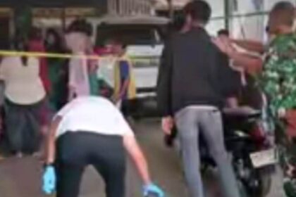 Bayi usia satu minggu di Jalan Perintis Kemerdekaan, Barabai, Hulu Sungai Tengah, Kalimantan Selatan, meninggal setelah dibanting pria mabuk. Foto: Tangkapan layar TikTok @wargamurakata