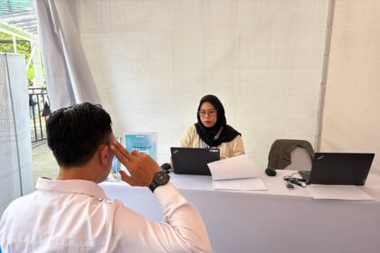 BPJS Keliling yang digelar di Lapangan Caraka Loka Kementerian Luar Negeri