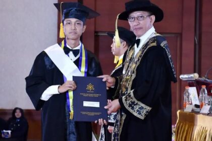 Renaldy Bernardo Saragih bersiap mendalami ilmu nuklir di Rusia.