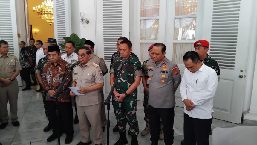 Demo di Jakarta, Pramono Hitung Kerugian Mencapai Rp55 miliar