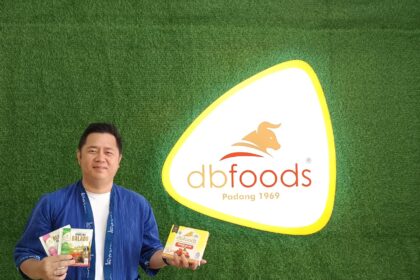Melalui program pemberdayaan pengusaha Muda BRILiaN, BRI dorong UMKM kuliner asal Padang, DB Foods, perkuat branding hingga pasar global. Foto: Dok BRI