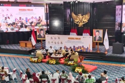 Diskusi publik bertajuk Penataan Daerah Pemilihan dan Alokasi kursi DPRD DKI.(Foto sofian/ipol.id)