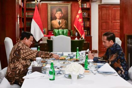 Presiden Prabowo Subianto dan Presiden ke-7 RI Joko Widodo. Foto: BPMI Setpres