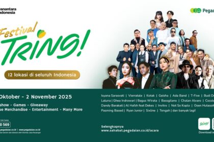 Pegadaian gelar Festival Tring! di 12 kota Indonesia. Foto: Ist