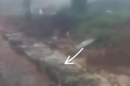 Tembok TPU Jeruk Purut roboh akibat hujan deras, Kamis (30/10/2025). Foto: Tangkap layar IG @ulujamitv