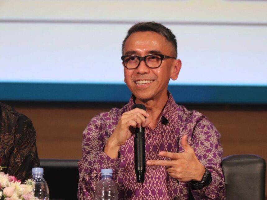 CEO Nuon, Aris Sudewo saat acara peluncuran gerakan Harmoni Nusantara, beberapa waktu yang lalu. Foto: Telkom Indonesia