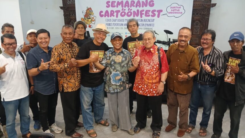 Pameran kartun ini juga sebagai langkah awal menuju berdirinya Museum Kartun Indonesia, yang diinisiasi oleh PAKARTI. Foto: Ist