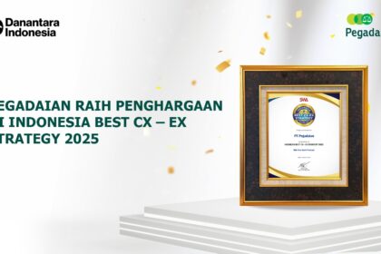 Pegadaian raih penghargaan Indonesia Best CX-EX Strategy Award 2025. Foto: Ist