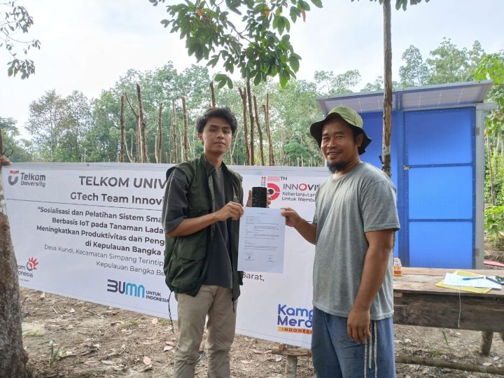 Sosialisasi inovasi kepada masyarakat dari beberapa tim Innovillage 2024. Foto: Telkom Indonesia