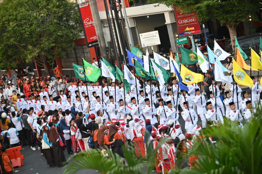 Meriah Pesta Pembukaan PON Bela Diri Kudus 2025. Foto/megapro
