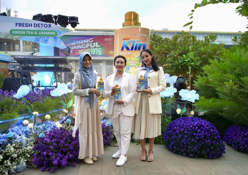 Peluncuran SoKlin Liquid Nature Fresh Detox di Anjungan Sarinah, Jumat (17/10/2025) petang. (dok.Wings Care)