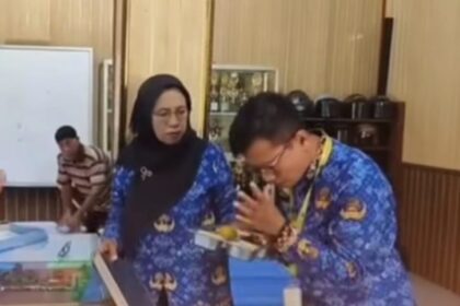 Geger sebanyak 763 porsi nasi kuning dari Program Makan Bergizi Gratis (MBG) di SMPN 5 Rembang dikembalikan ke penyedia. Foto: Tangkap layar IG @rumpi_gosip