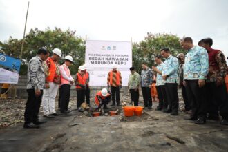 Peletakan Batu Pertama Bedah Kawasan Marunda Kepu, Fokus pada Pemberdayaan Nelayan