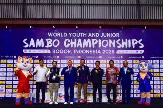 Pembukaan Kejuaraan Dunia Sambo Remaja dan Junior atau World Youth and Junior Sambo Championship 2025 menjadi istimewa karena kehadiran Menteri Koordinator Bidang Infrastruktur dan Pembangunan Kewilayahan (Menko IPK) Agus Harimurti Yudhoyono (AHY), Jumat (3/10/2025) malam.