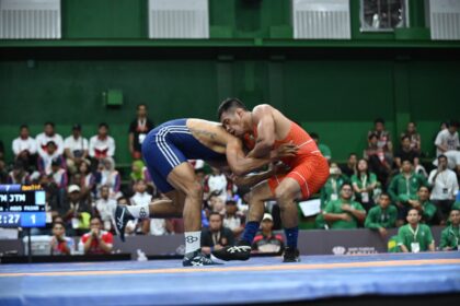 Cabang olahraga (cabor) gulat dan judo telah merampungkan rangkaian pertandingan di PON Bela Diri Kudus 2025 pada Rabu (15/10), di Djarum Arena, Kaliputu, Kudus, Jawa Tengah. Foto/megapro