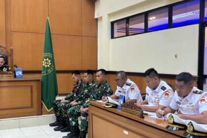 Pengadilan Militer II-08 Jakarta menolak kasasi tiga oknum anggota TNI Angkatan Laut (TNI AL) terlibat kasus pembunuhan berencana terhadap korban IA, pengusaha rental di Tangerang. Foto: Ist