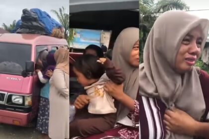 Momen haru kepergian Imelda Safitri, pulang ke kampung halamannya usai dicerai suami hanya dua hari sebelum sang suami menerima SK PPPK Satpol PP. Foto: Tangkap layar IG @firda