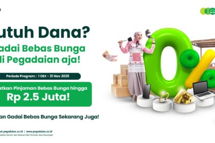 PT Pegadaian kembali hadirkan program Gadai Bebas Bunga, sebagai bentuk komitmennya untuk meringankan beban finansial masyarakat di tengah tantangan ekonomi saat ini.