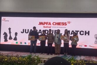 Akhirnya FM Fabian Menjuarai JAPFA Chess Festival 2025, Ivana Juara Senior Putri