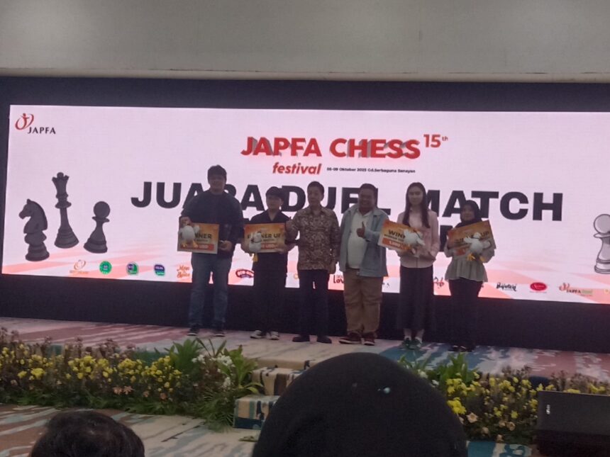 Akhirnya FM Fabian Menjuarai JAPFA Chess Festival 2025, Ivana Juara Senior Putri