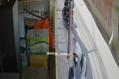 Aki curanmor di Ciracas Jakarta Timur. Foto: Instagram @warga_cibubur